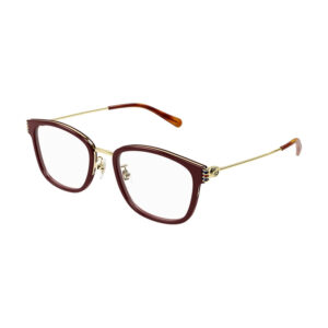 Gucci GG1886OA Women's Eyeglasses – Bordeaux/Gold, 53mm