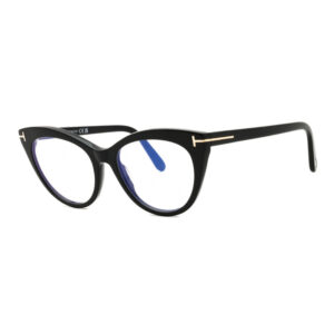 Tom Ford FT6091-B Women's Eyeglasses β Shiny Black, 53mm