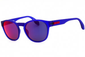 Adidas OR0014 Unisex Sunglasses – Matte Violet / Blue Mirror, 54mm