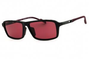 Adidas SP0049 Men's Sunglasses – Matte Black / Bordeaux, 59mm