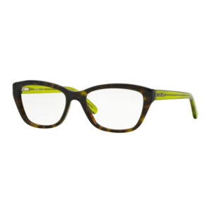 DKNY DY4665 Women's Eyeglasses – Havana/Transparent Green, 53mm