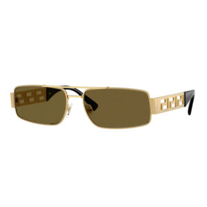 Versace VE2257 Men's Sunglasses β Shiny Gold / Brown, 60mm