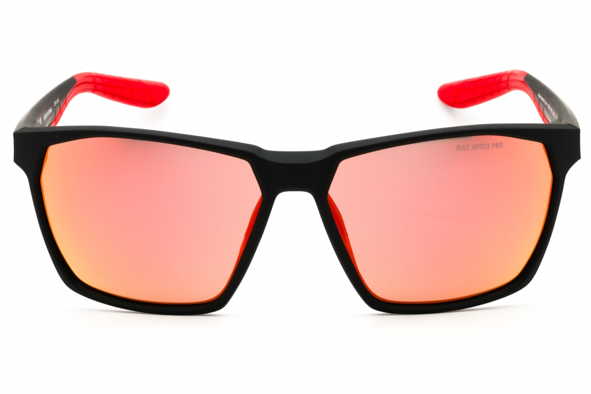 Nike NIKEMAVERICKTEAMIQ7244 Unisex Sunglasses – Matte Black / Road Red Mirror, 59mm - Image 2