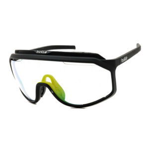 Bolle CHRONOSHIELD Unisex Sunglasses β Matte Black / Phantom Clear Green Photochromic