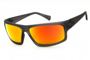 Harley Davidson HD0983X Men's Sunglasses β Grey / Orange Mirror, 64mm