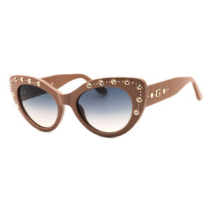 Guess GU00163 Women's Sunglasses – Shiny Beige / Blue Gradient, 54mm