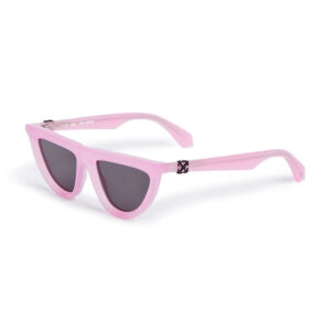 Off-White OERI13VJASPER Unisex Sunglasses – Shiny Pink / Dark Grey, 53mm