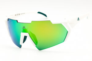 Adidas SP0064 Unisex Sunglasses – White / Green