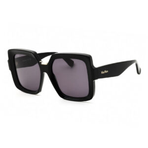 Max Mara MM0088 Women's Sunglasses β Shiny Black / Smoke, 56mm