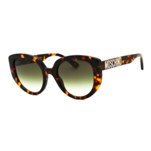 Moschino MOS173/S Women's Sunglasses β Havana / Green Shaded, 53mm
