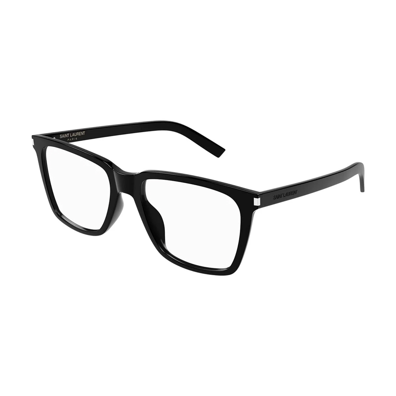 Saint Laurent SL717SLIMSUN Women's Sunglasses – Black / Clear Blue Light Block, 54mm