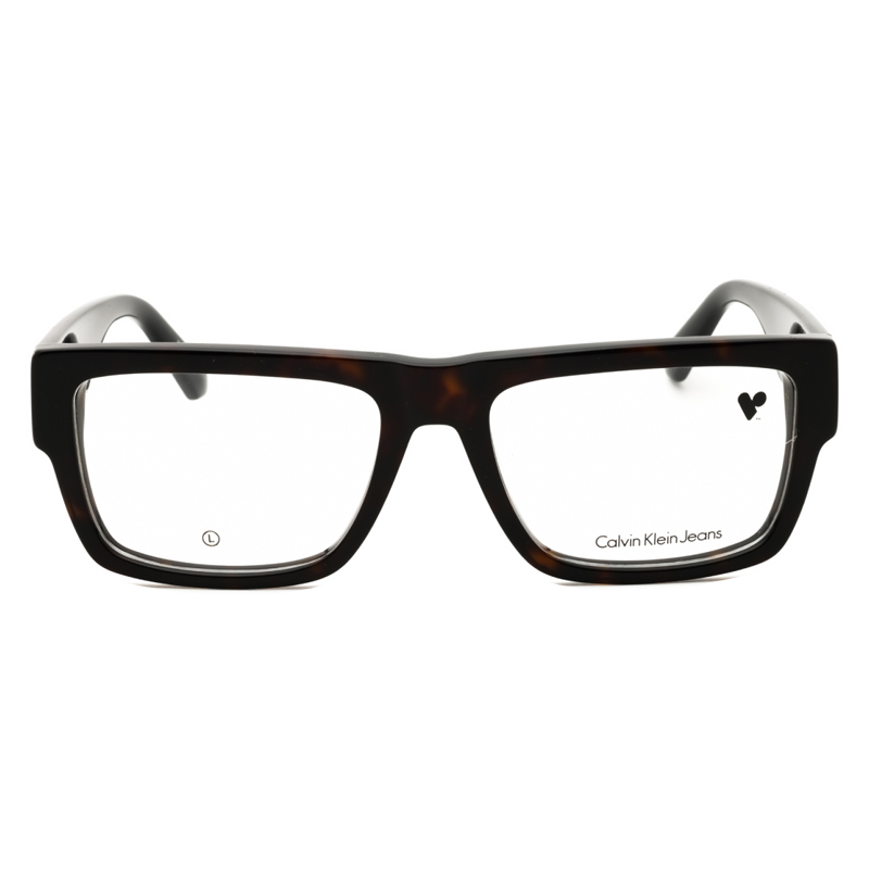 Calvin Klein Jeans CKJ24634 Unisex Eyeglasses – Dark Havana, 56mm - Image 2