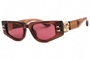 Roberto Cavalli SRC057M Women's Sunglasses β Shiny Transparent Brown / Mauve, 51mm