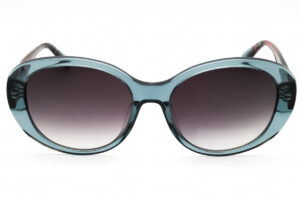 Anne Klein AK7081 Women's Sunglasses – Grey Crystal / Smoke Gradient, 55mm
