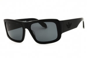 Adidas OR0090 Unisex Sunglasses β Shiny Black / Smoke, 59mm