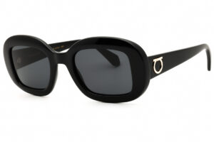 Salvatore Ferragamo SF2038SE Women's Sunglasses β Black / Dark Grey, 51mm