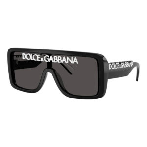 Dolce & Gabbana DG6204 Unisex Sunglasses β Shiny Black / Grey