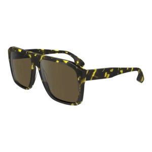 Victoria Beckham VB671S Women's Sunglasses β Black Yellow Havana / Brown, 59mm