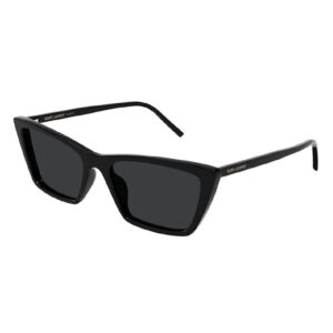 Saint Laurent SL737MICATHIN Women's Sunglasses – Black / Black, 54mm