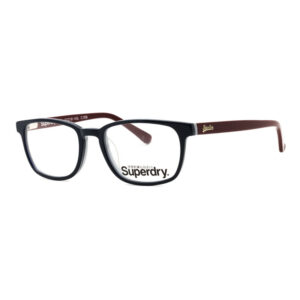 Superdry SDO-QUINN Unisex Eyeglasses β Navy/Burgundy, 52mm