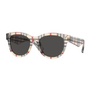 Burberry BE4432U Women's Sunglasses – Vintage Check / Dark Grey, 54mm