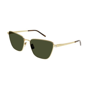 Saint Laurent SL551 Women's Sunglasses β Gold / Green, 57mm