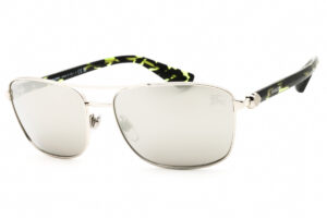 Burberry BE3163 Men's Sunglasses β Silver / Light Grey Mirror Silver, 60mm