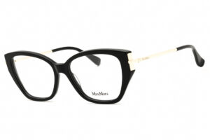 Max Mara MM5117 Men's Eyeglasses – Shiny Black, 55mm