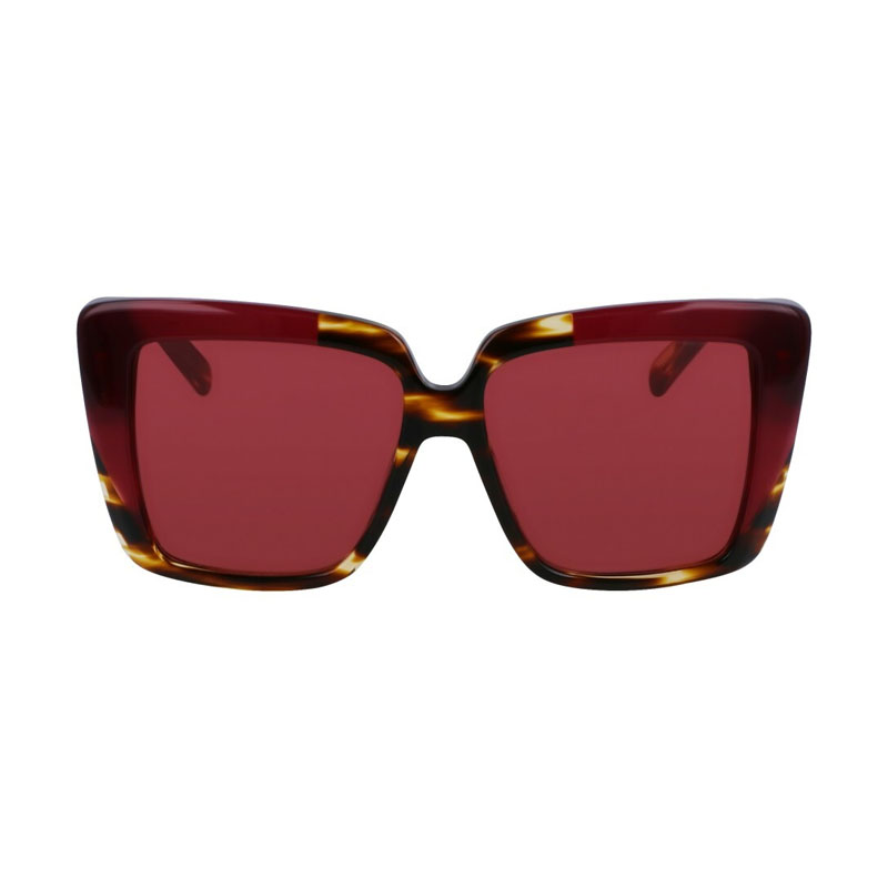 Salvatore Ferragamo SF1060SN Women's Sunglasses – Triped Brown/Purple / Mauve, 55mm - Image 2