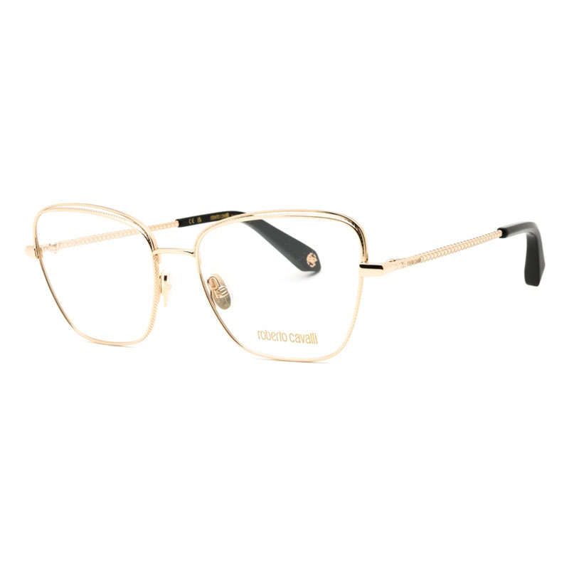 Roberto Cavalli VRC069 Women's Eyeglasses – Shiny Rose Gold, 56mm