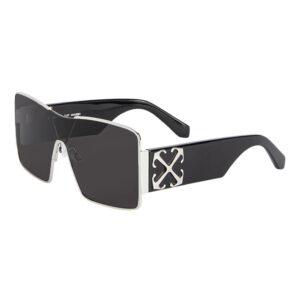 Off-White OERI14GASPEN Unisex Sunglasses – Silver / Dark Grey