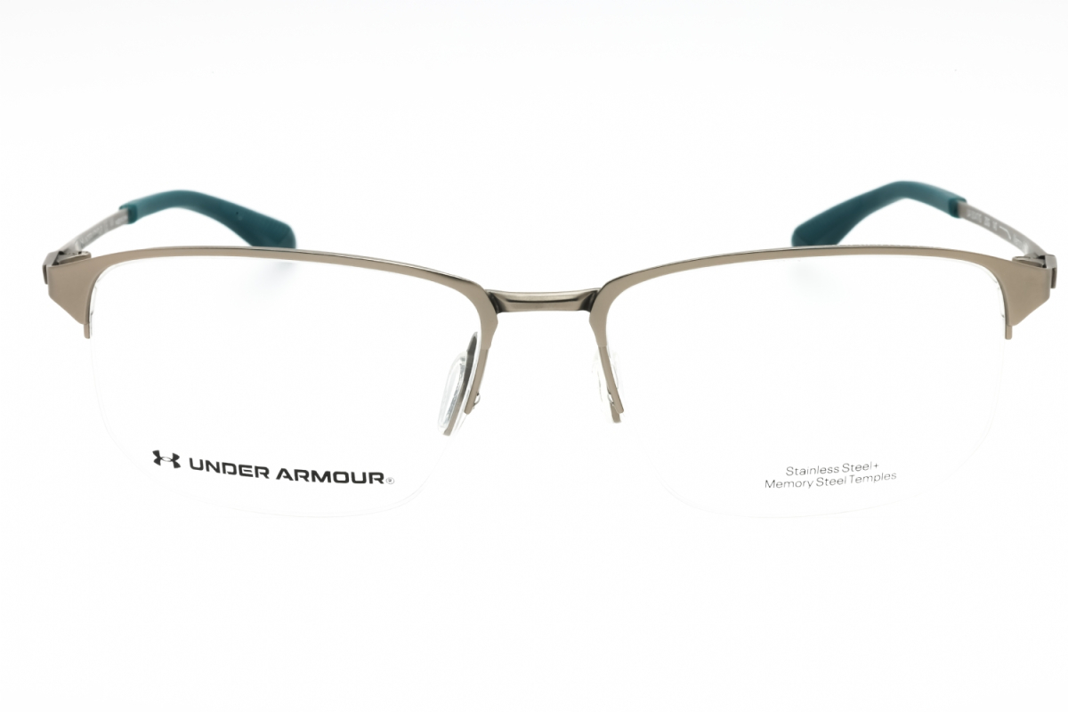 Under Armour UA5047/G Men's Eyeglasses – Matte Ruthenium Teal, 56mm - Image 2