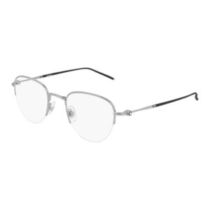 Montblanc MB0129O Men's Eyeglasses – Silver, 49mm