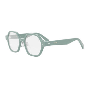 Celine CL50142F Women's Eyeglasses – Shiny Lime Transparent, 51mm