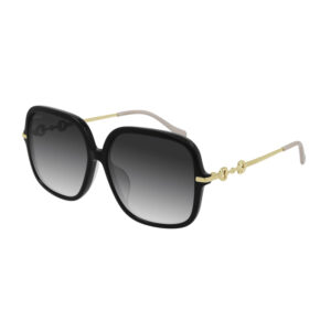 Gucci GG0884SA Women's Sunglasses – Black / Grey Gradient, 58mm