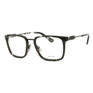 Police VPLF09M Men's Eyeglasses β Shiny Gunmetal, 53mm