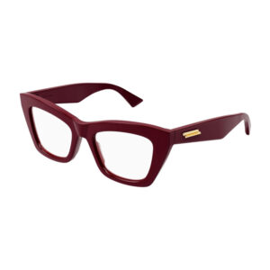 Bottega Veneta BV1215O Women's Eyeglasses – Burgundy, 50mm
