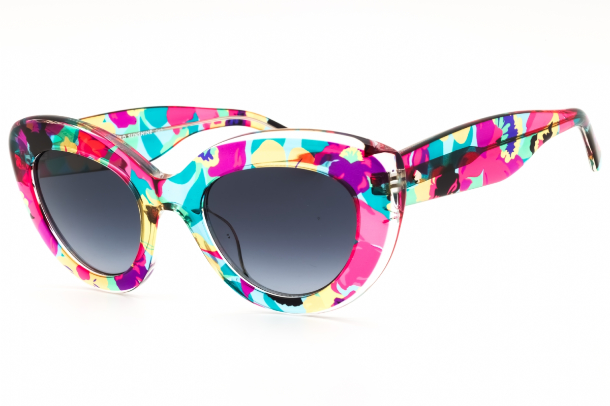 Kate Spade CAPRI/G/S Women's Sunglasses – Crystal Multicolor / Dark Grey Gradient, 50mm