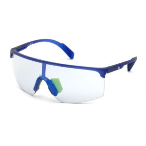 Adidas SP0005 Men's Sunglasses β Matte Blue / Grey To Blue Mirror Photochromic