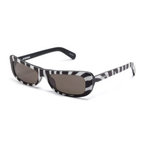 Jacquemus JAC/55 Women's Sunglasses β Black And White Zebra / Grey, 55mm