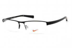 Nike NIKE8097N Unisex Eyeglasses β Satin Black, 55mm