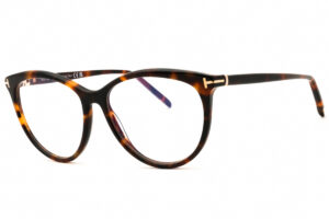 Tom Ford FT5990-B Women's Eyeglasses β Dark Havana, 55mm