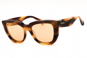 Max Mara MM0090 Women's Sunglasses β Light Brown / Brown Mirror, 54mm