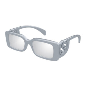 Gucci GG1325S Women's Sunglasses – Silver / Grey Silver Mirror, 54mm