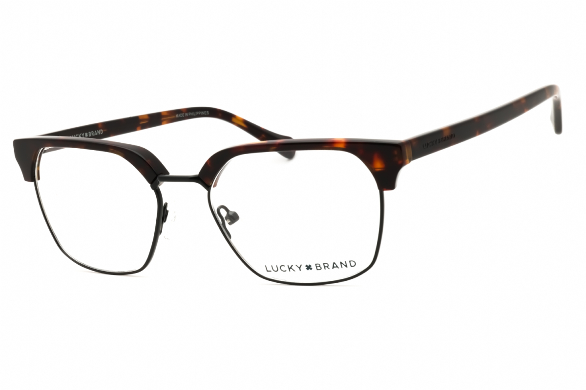 Lucky Brand VLBD133 Men's Eyeglasses – Dark Havana, 52mm
