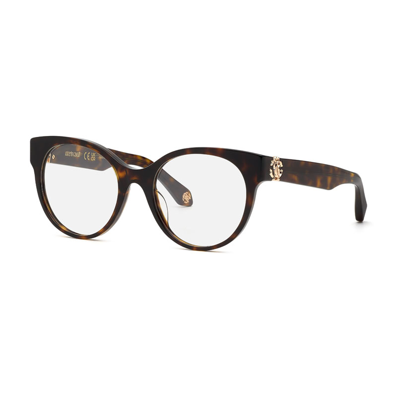 Roberto Cavalli VRC027M Women's Eyeglasses – Dark Havana, 52mm