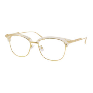 Bottega Veneta BV1011OA Men's Eyeglasses – Beige/Gold, 53mm