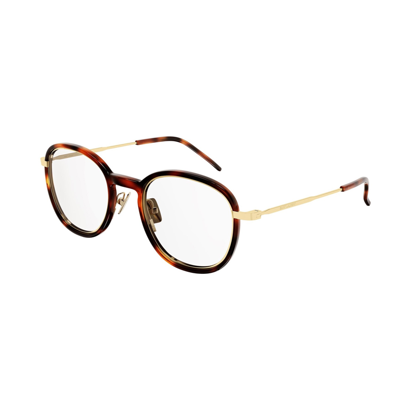 Saint Laurent SL436OPT Unisex Eyeglasses – Havana/Gold, 49mm