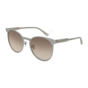 Bottega Veneta BV0225S Women's Sunglasses – Silver / Brown Gradient, 54mm