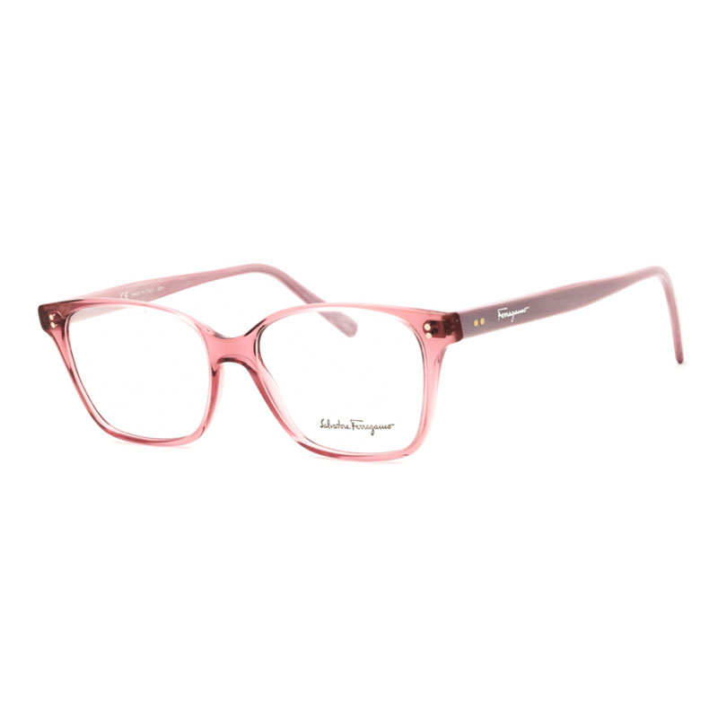 Salvatore Ferragamo SF2928 Women's Eyeglasses – Trasparent Rose, 52mm